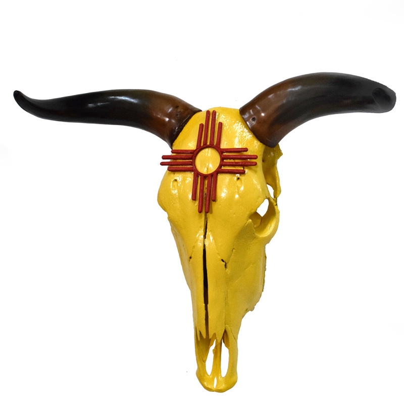 Southwest Art Cow Skull Taxidermy Mounts for Sale and