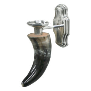 Cow Horn Candle Sconce