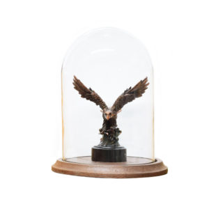 Golden Bronze Eagle with Dome