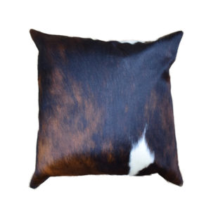 Dark Cowhide Pillow