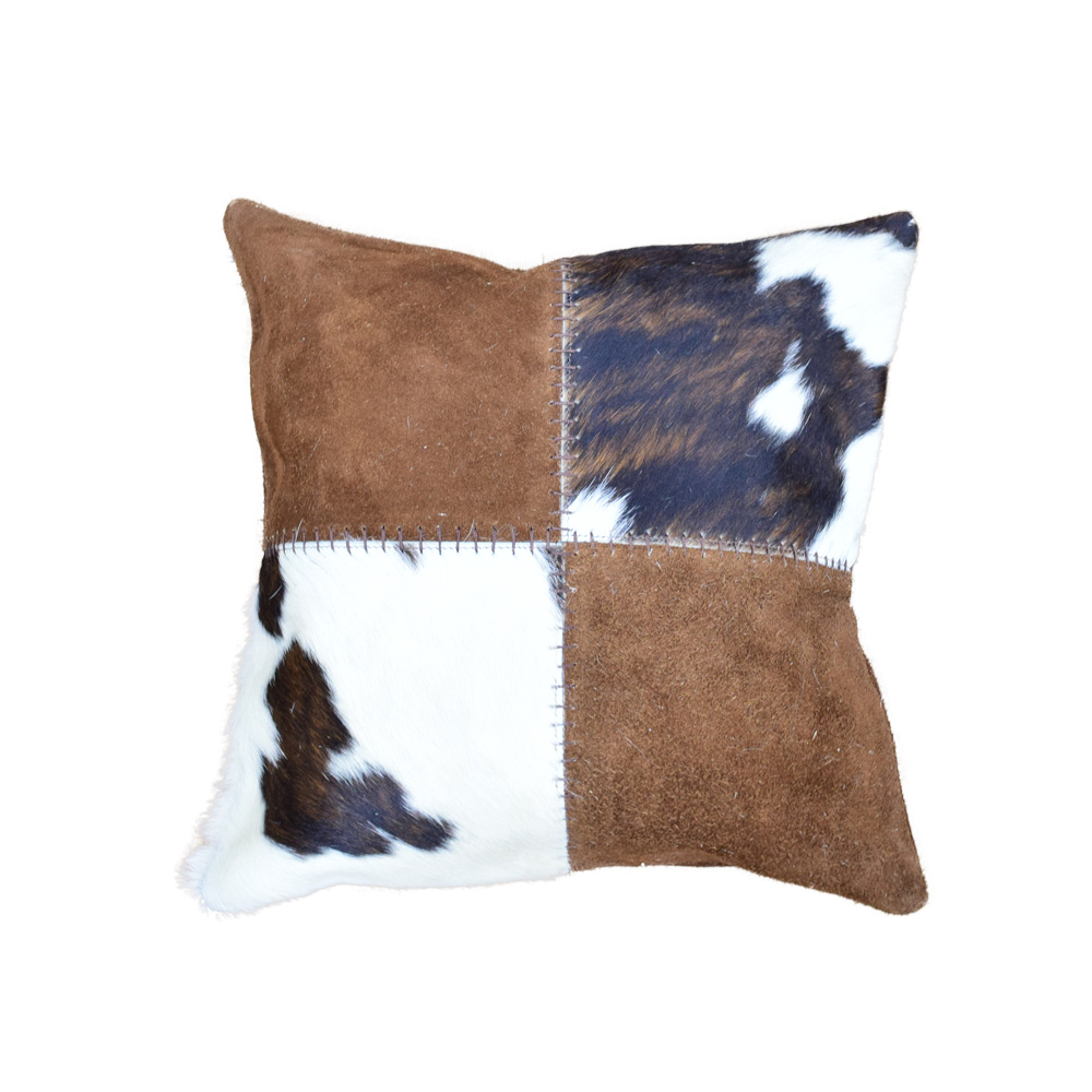 Patch Multi Color Cowhide Pillow 18" Taxidermy Mounts for Sale and