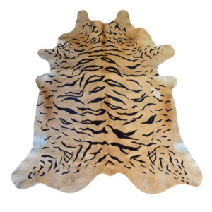 Tiger Stencil Cowhide