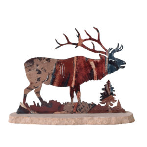 Iron Elk Sculpture