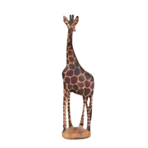 Kenya Giraffe Carving