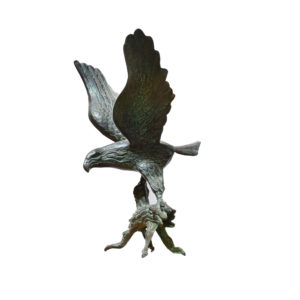 Bronze Eagle Sculpture by Moigniez