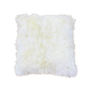 White Alpaca Pillow