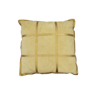 Gold Leather Pillow cushion