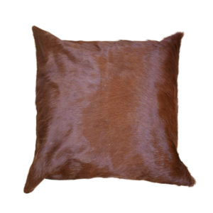 Brown Cowhide Pillow