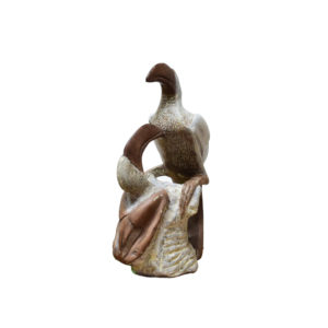 Hornbill Pair Stone Sculpture