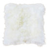 White Alpaca Fur Pillow 30″